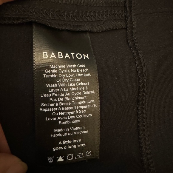 NWOT Size 2 - Babaton Sleeveless Neoprene Dress - Picture 5 of 7